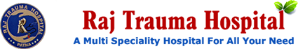 Raj Trauma Hospital logo